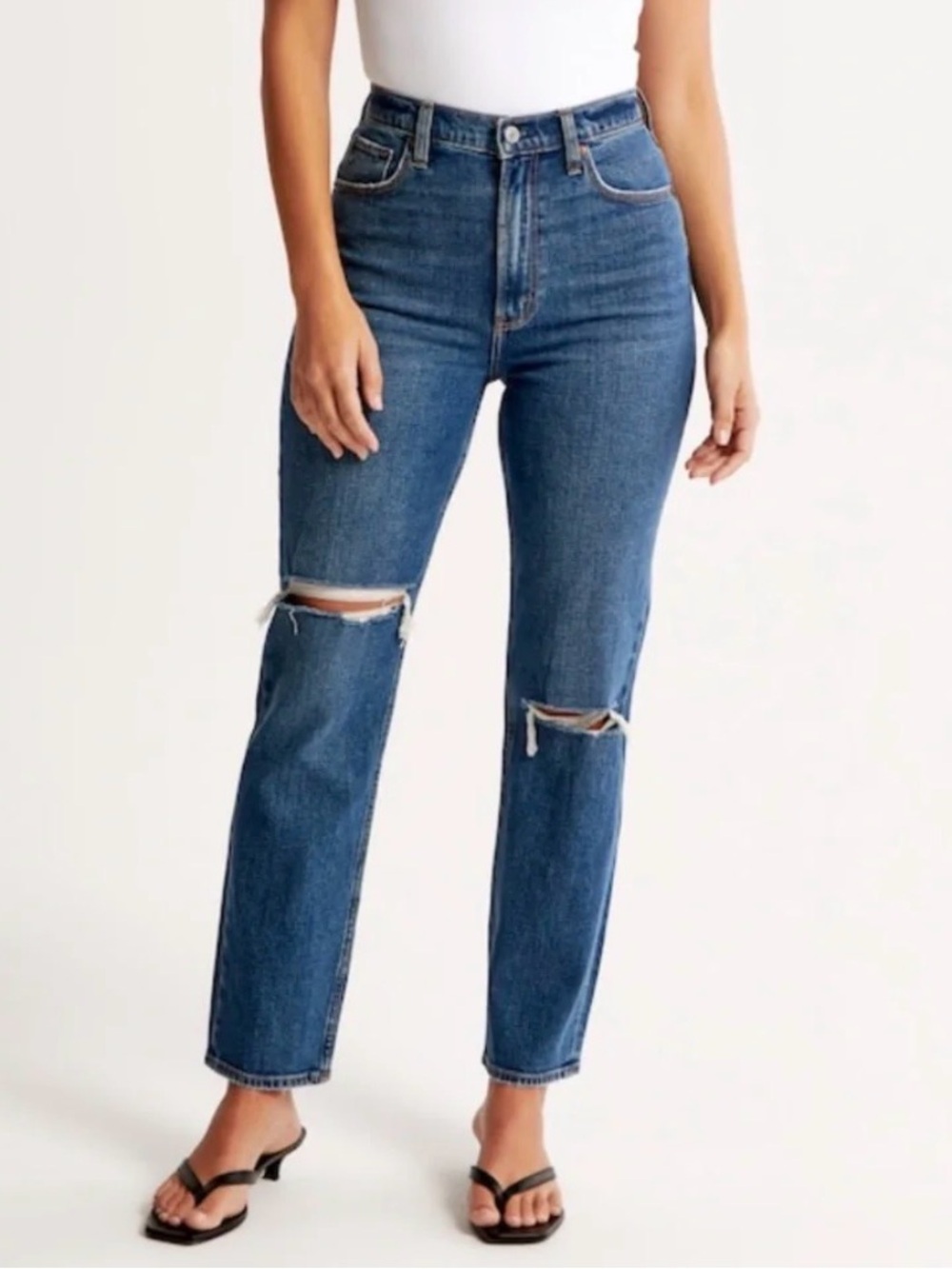 Abercrombie & Fitch high rise curve love